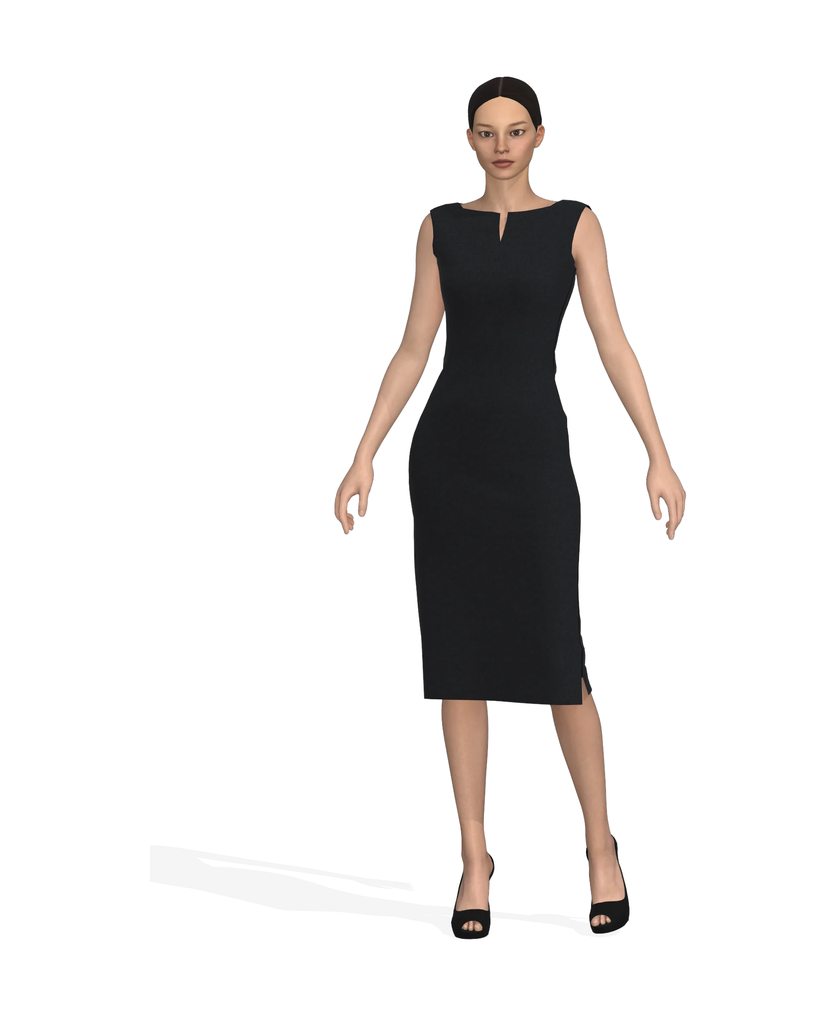 KDscion p9 sleeveless bodycon dress